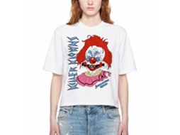 Rockinstone Killer Klowns Rudy Headshot White Adult T-shirt Size:m