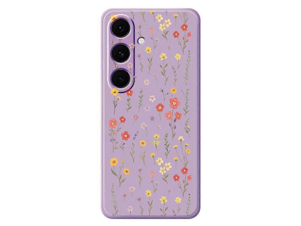 Capa Tpu Para Samsung Galaxy S24 Fe, Roxa, Elysve