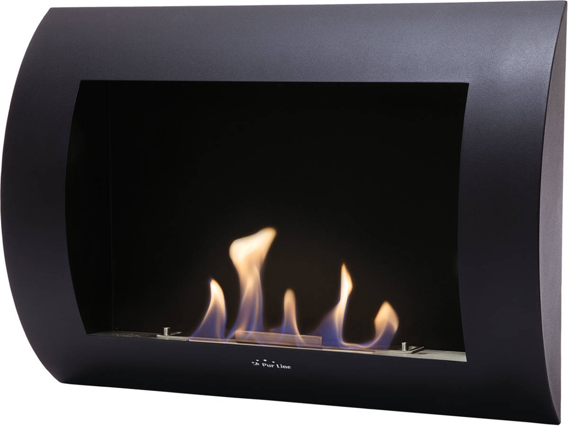 Biolareira de Parede PURLINE Inox Classic Preta
