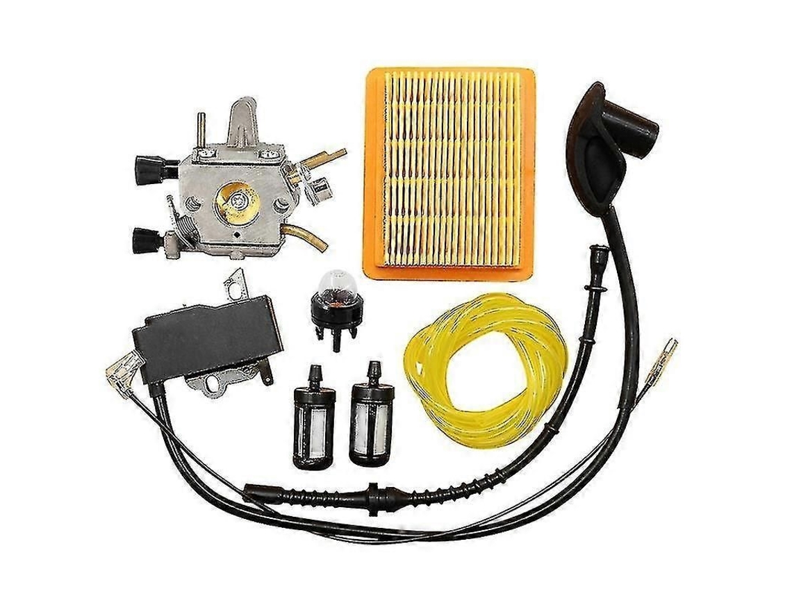 Carburador E Bobina De Ignicao Para Stihl Fs120 Fs200 Fs250 Cortador De Relva Acessorios