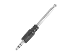 Antena de rádio FM telescópica de 3,5 mm e 4 seções Slowmoose para celular, MP3, MP4, equipamento de áudio