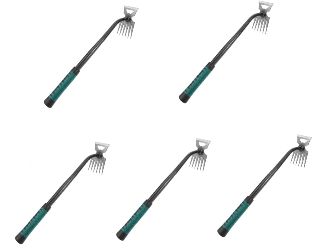 Conjunto De 5 Peças De Ferramentas Para Capinar E Revigorar O Jardim.
