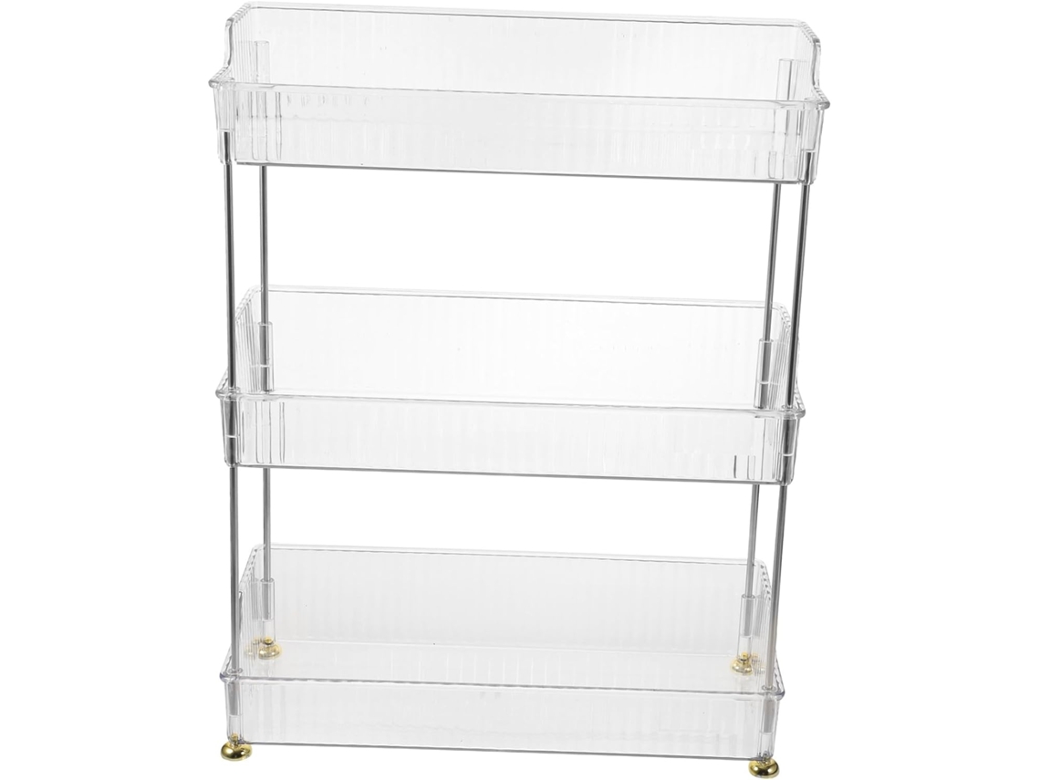 Organizador De Maquiagem E Porta Objetos Higiene Pessoal Luxshiny Multi Para Banheiro, Quarto E Cozinha Fácil Instalação