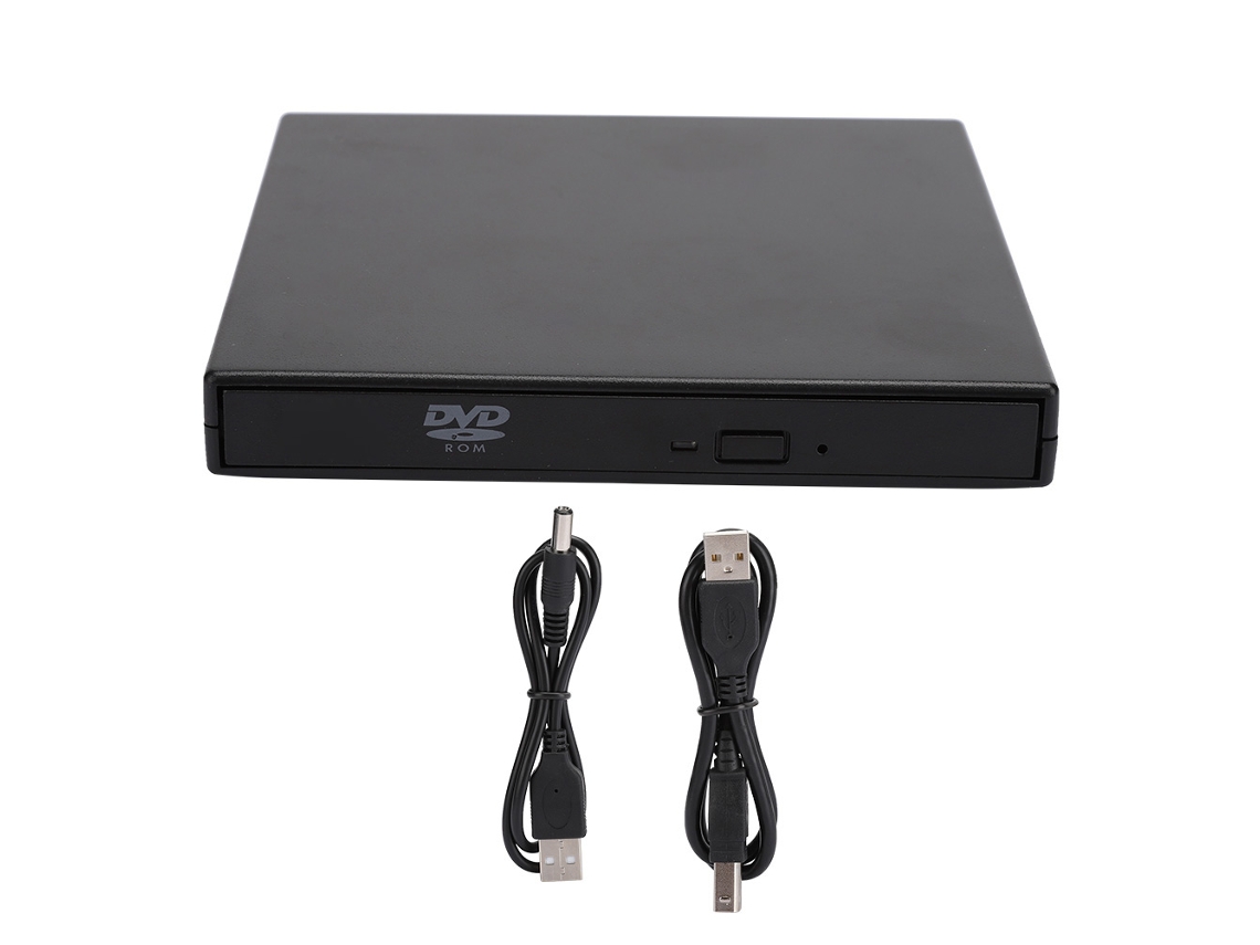 Unidade De Dvd Externa Usb2.0 Gravador Óptico Para Acessório De Desktop Laptop Pc Windows 8/mac