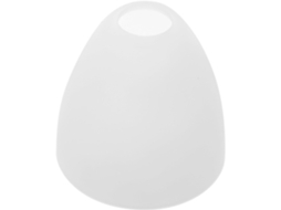 Difusor de Luz Leve com Formato de Concha em Vidro Fosco Branco E27 para Luminária Pendente de Interior. SFUSHOS