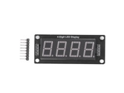 Módulo Display Tubo Digital Led 4 Dígitos 7 Segmentos 0.56 Polegadas Tm1637 Verde S/MARCA