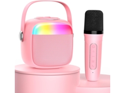 Mini Máquina De Karaokê Com 1 Microfone Sem Fio Para Crianças E Adultos, Caixa De Som Portátil Para Karaokê E Comunicação Com Os P Aquaforge