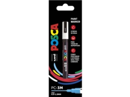 Marcador Posca Pc-3m Branco Uni