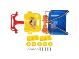 Cadeira De Balanço Para Crianças Interior Exterior Confortável Segura Brinquedo Anti-queda 120kg Suporte