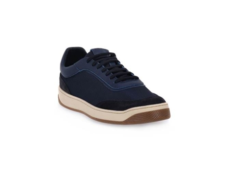 Sapatos de Homem FRAU Blu Tecno Suede Pele Azul (42)