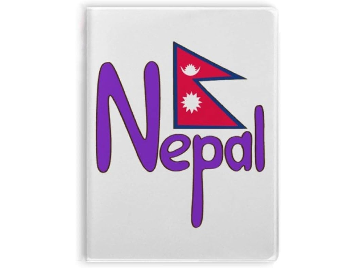 Carnet De Notas Com Sopa De Cobertura Motif Drapeau National Du Népal Vermelho/violeta