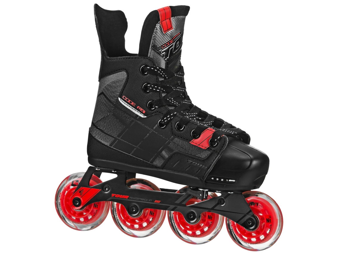 Patins De Hóquei Sobre Rodas Ajustáveis Turnê Código Gx Yth