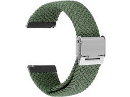 Bracelete Entrançada Ajustável para Amazfit BIP S Verde