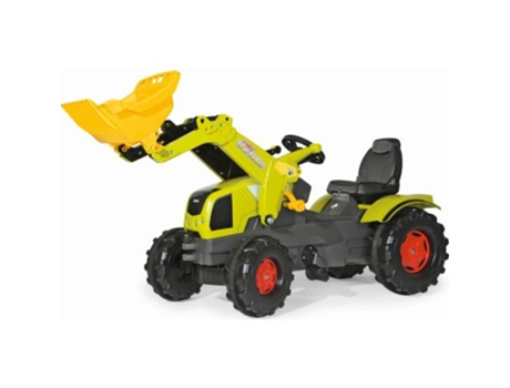 Trator Claas Axos 340 ROLLYTOYS Farmtrac com Pá Carregadora