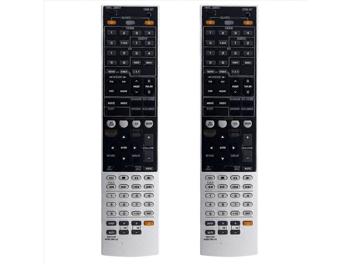 Controle remoto Rav336 Wt92720us para receptor AV Rx-v667.