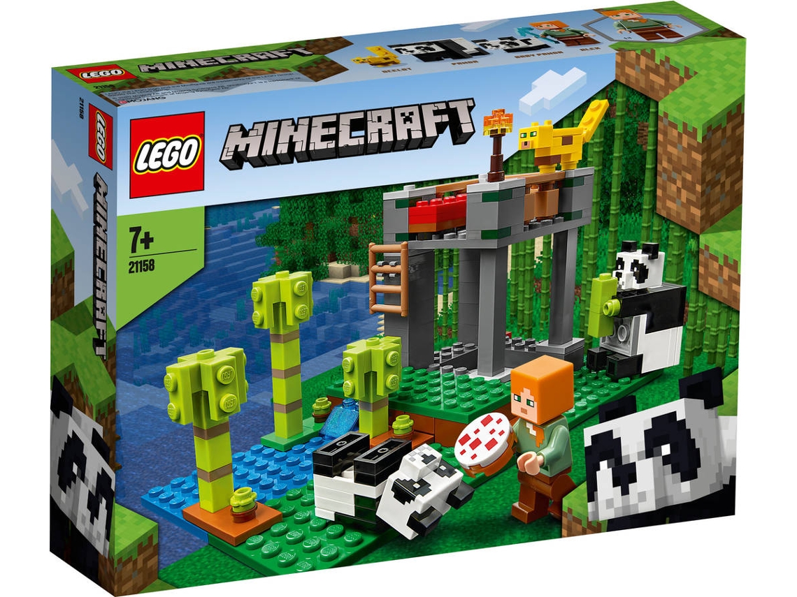 LEGO Minecraft: A Creche dos Pandas (Idade Mínima: ‍7 - 204 Peças)