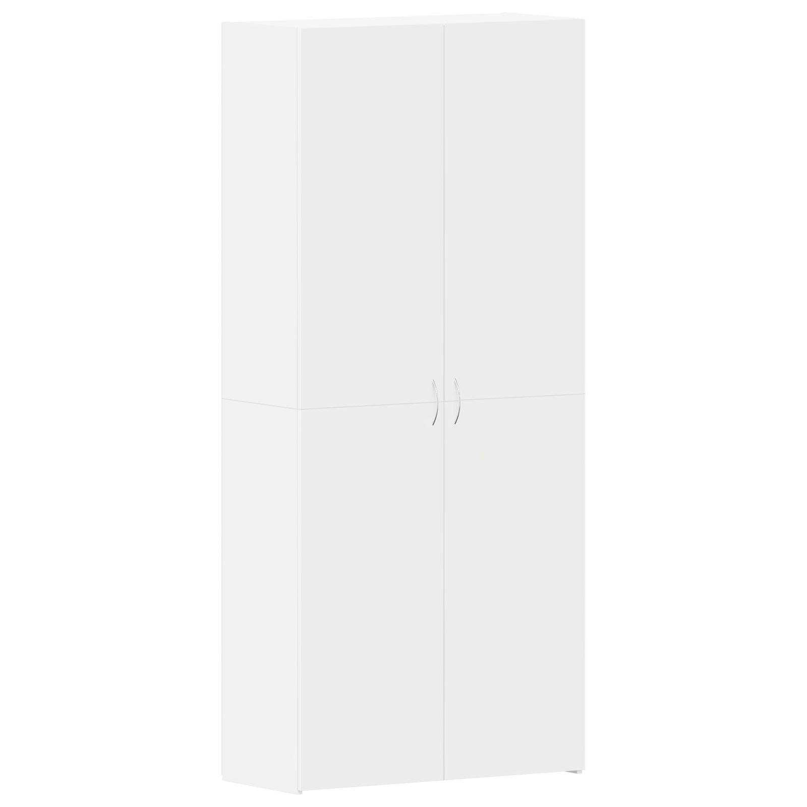 Conjunto 1 Organizador De Sapatos Vidaxl Branco Derivados De Madeira (80 X 35.5 X 180 Cm)