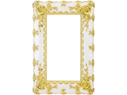 Autoadesiva Plástico Dourado Interruptores Duplos Removível Deixar Vestígios Elegante Estilo Europeu Decoração GOKOCO