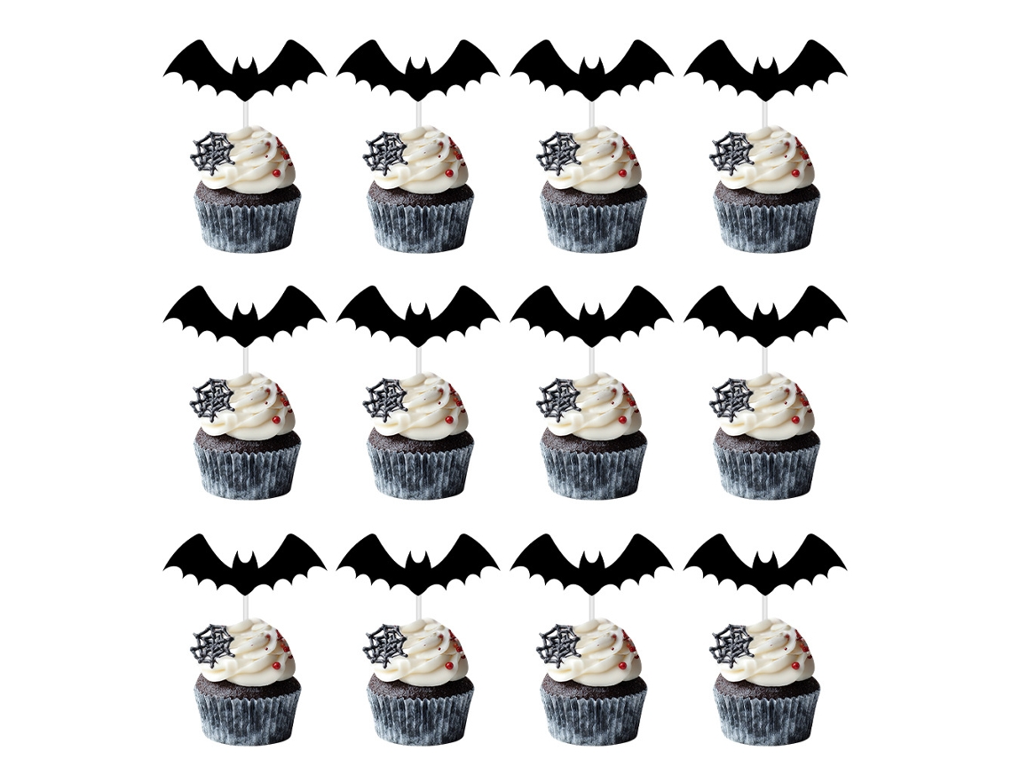 Lurelia Topos Bolo Assado Morcego Aranha Festa Halloween 3 Conjuntos Estilo 4