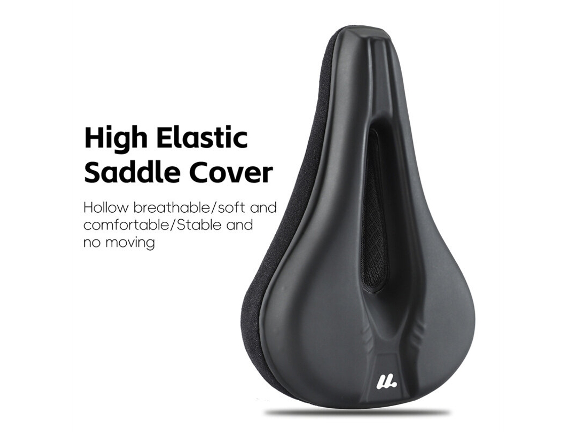 Capa De Selim Para Bicicleta Blackwest Biknig Em Couro Pu Macio Impermeável E Com Fecho De Velcro Revestida Em Esponja Espessa De Alta Elasticidade