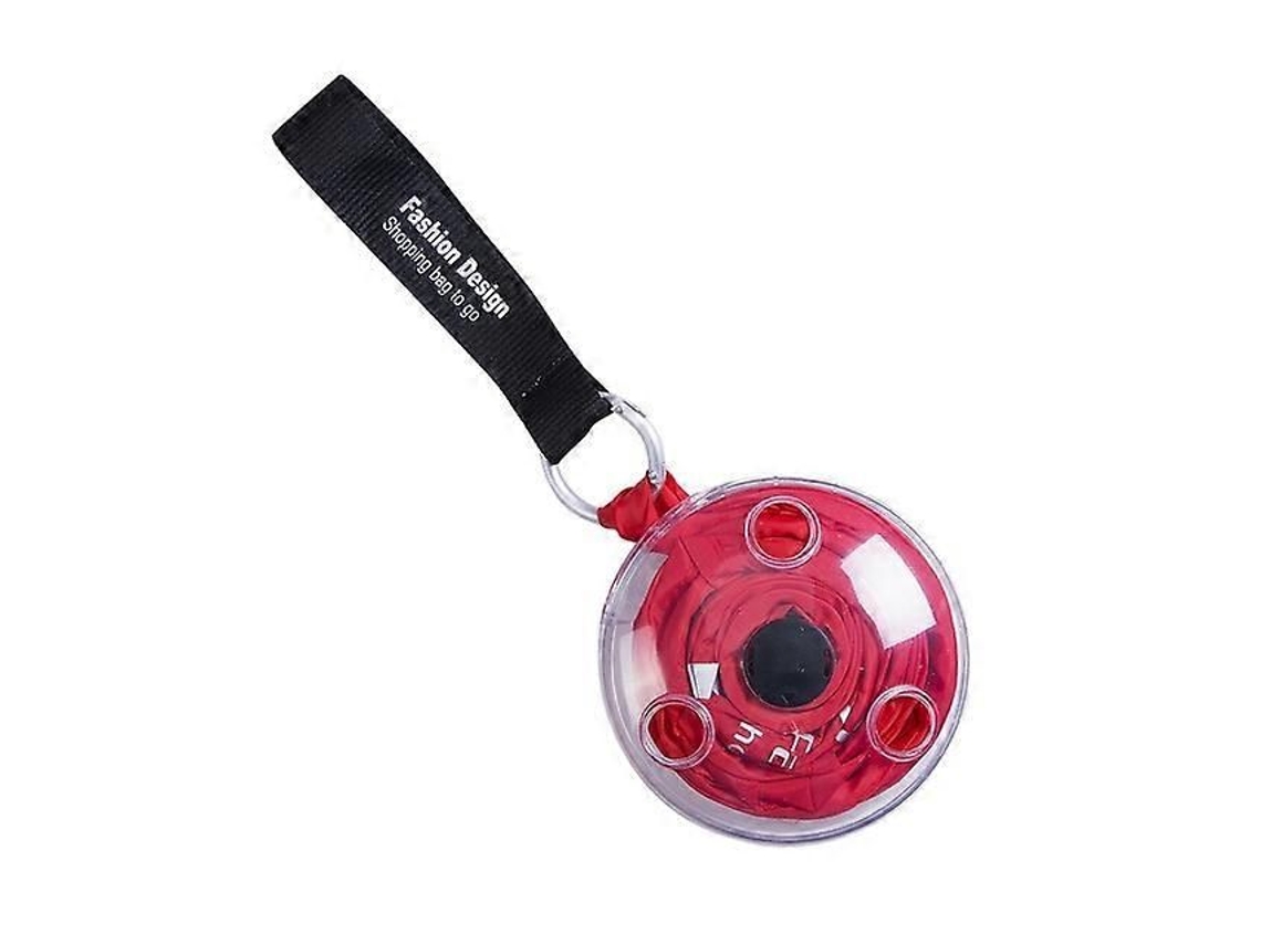 Sacola de Compras Dobrável e Reutilizável com Mosquetão, Ideal para Levar em uma Bolsa. GOKOCO