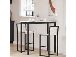 Vidaxl Mesa De Bar Branco 110 X 55 X 105 Cm Madeira De Pinheiro Sólida