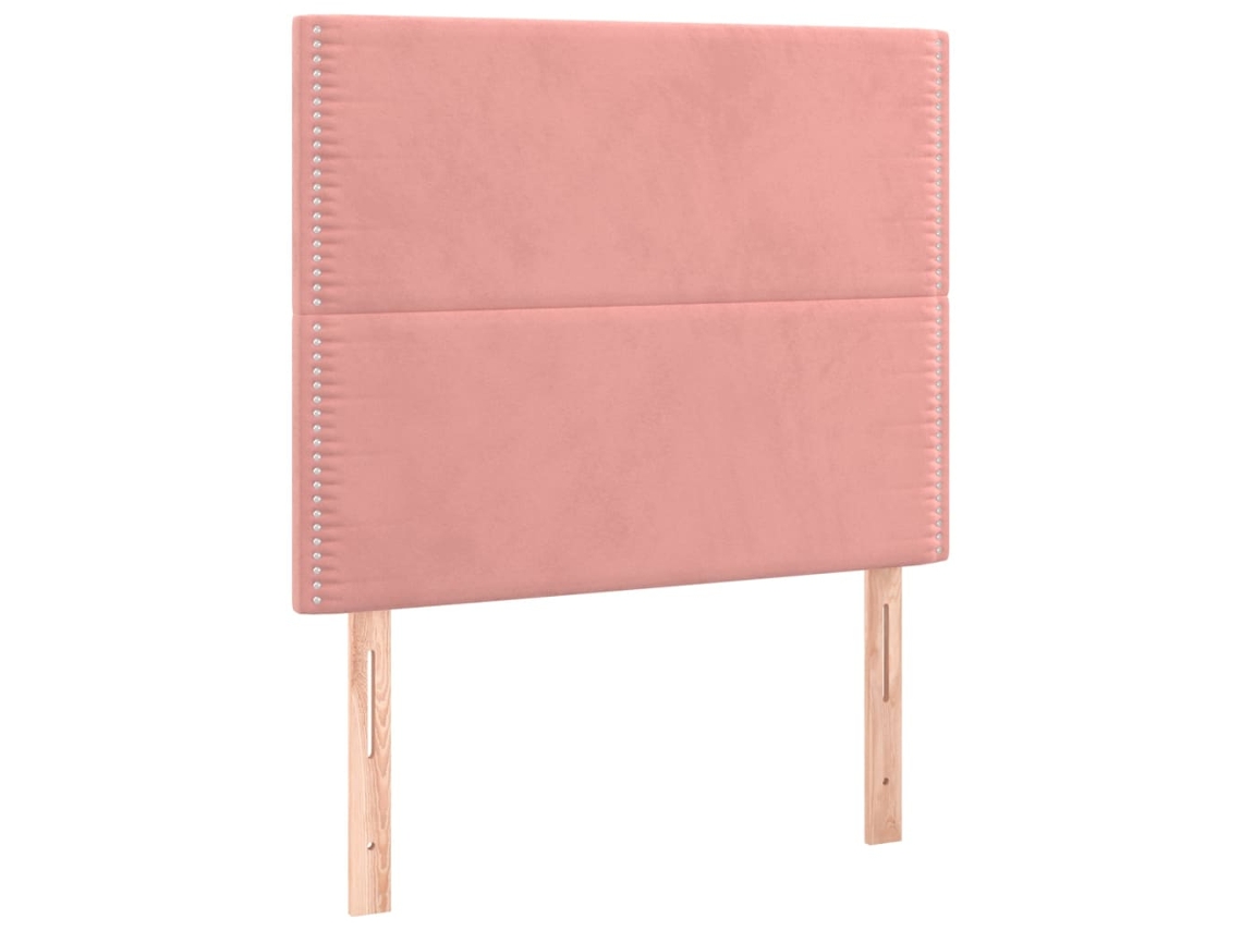 Cabeceira Rosa 100x5x118/128 Cm Veludo MAISON EXCLUSIVE