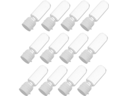 Nuobesty Pacote Com 20 Frascos De Loção Para Viagem, 2ml, Transparentes Com Tampas Herméticas À Prova De Vazamentos