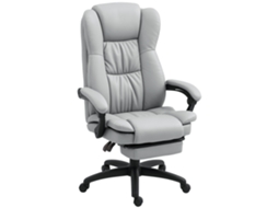 Cadeira De Escritório Com Função De Massagem, Cadeira De Mesa Ergonômica Com Função Reclinável, Cadeira Executiva Com Altura Ajustável E Função Girat