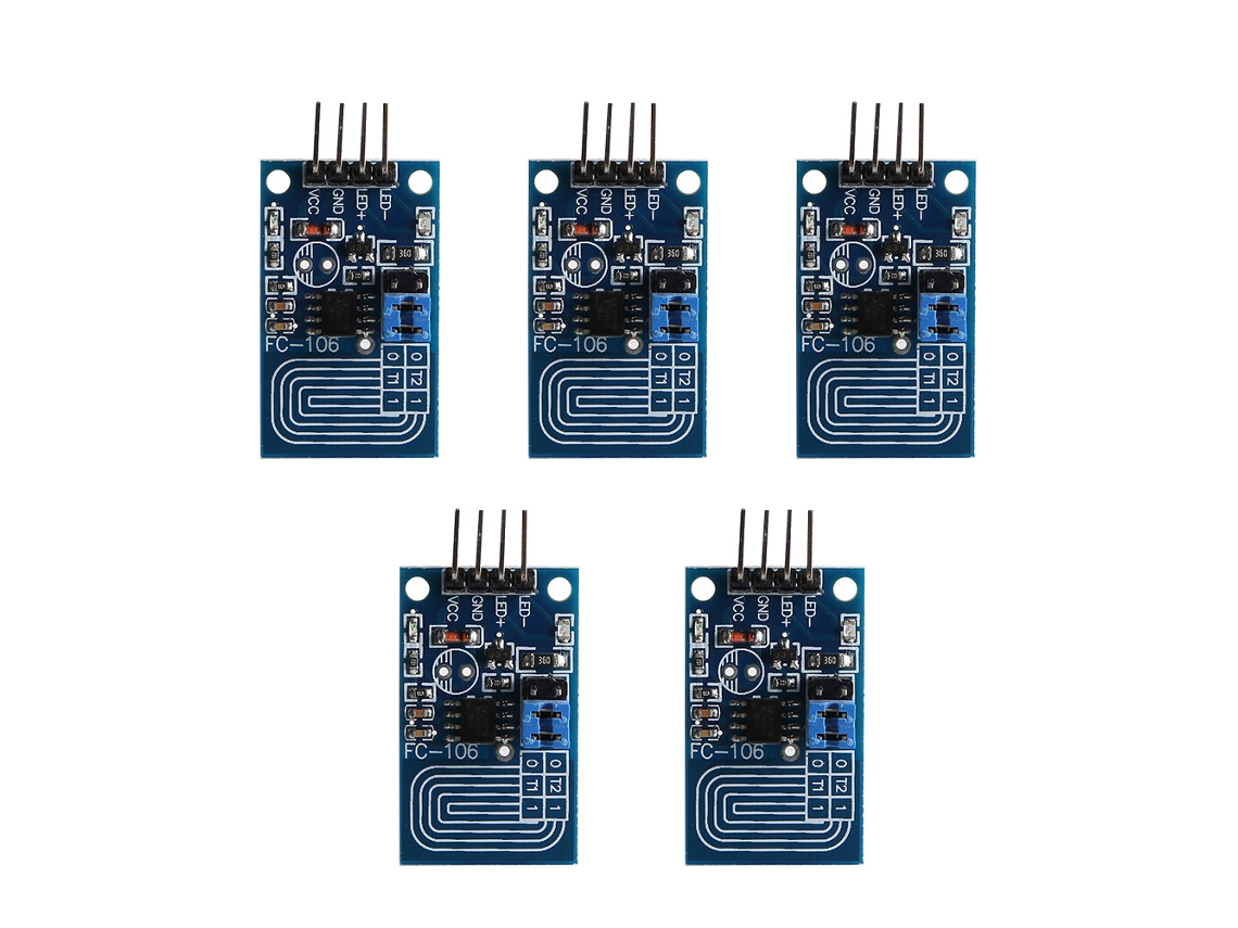 Aetheria 5pcs Módulo de Interruptor Dimmer Pwm com Toque Capacitivo para Controle de Luz Led