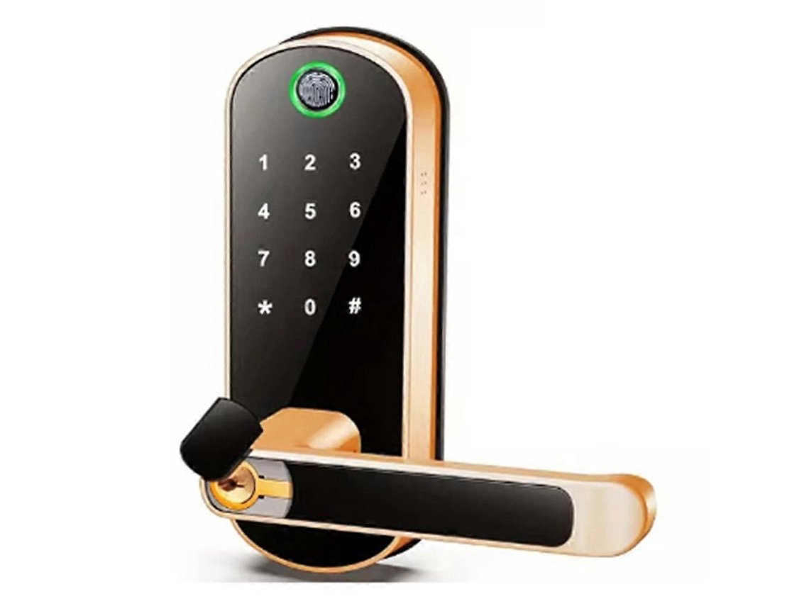 Fechadura Inteligente Tuya Com Leitor De Impressões Digitais, Controle Remoto Por Aplicativo, Sem Chave, Wi-fi, Tela Sensível Ao Toque Digital, Nfc, I