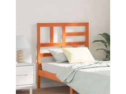 Vidaxl Cabeceira De Cama Com Cabeceira Marrom Cera 80,5 X 4 X 104 Cm