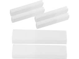 Suporte Garvalon Para Fácil Instalação E Operação De Persianas Rolo Com Corrente, 6 Peças, Pompom Branco Para Cortinas E