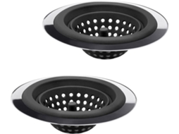 Ferramenta 2 Pçs Filtro de Silicone Esgoto Preto Filtros Pia Flexível e Cestas Drenagem Cozinha Aço Inoxidável UISAVE