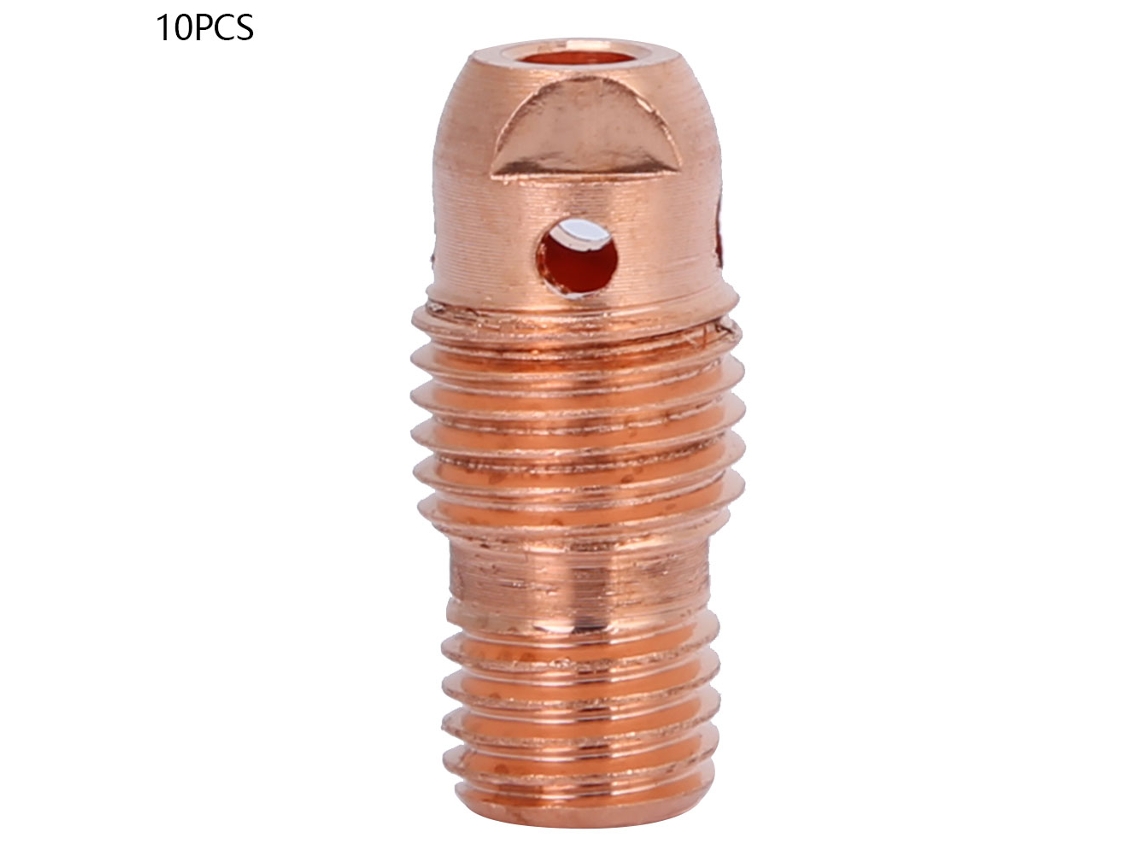10 Peças/conjunto Corpo De Porta De Cobre 13n26-29 Para Soplete De Soldadura Tig Consumíveis De Soldadura (13n29)