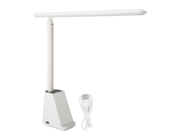 Aetheria lâmpada de Mesa Led com Proteção Ocular, 3 Temperaturas de Cor e Controle Táctil Usb Portátil