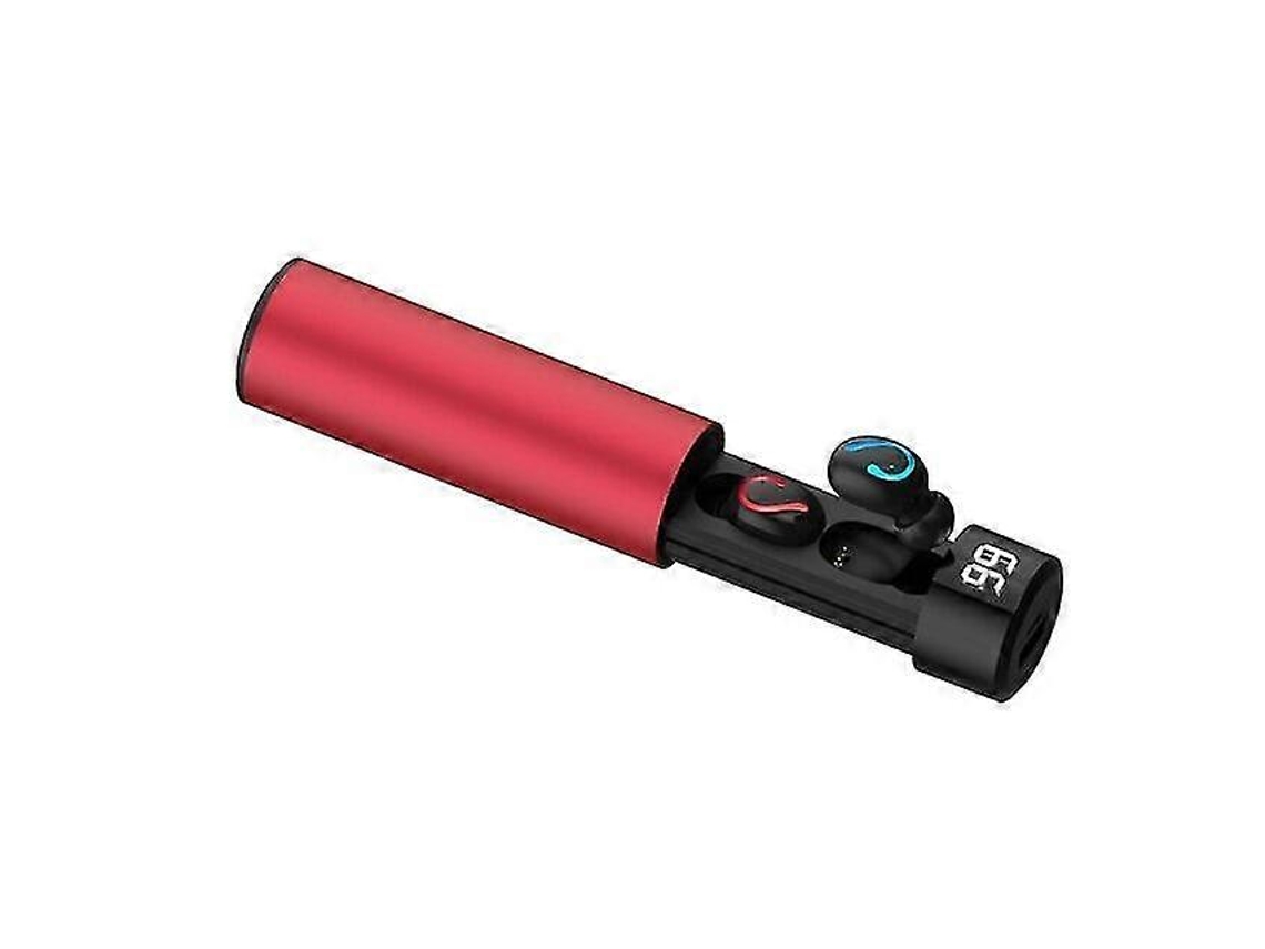Fones De Ouvido Sem Fio Portáteis Q67 Com Visor Digital, Fones De Ouvido Estéreo Removíveis, Longa Distância De Transmissão, Vermelho Ly Ebike