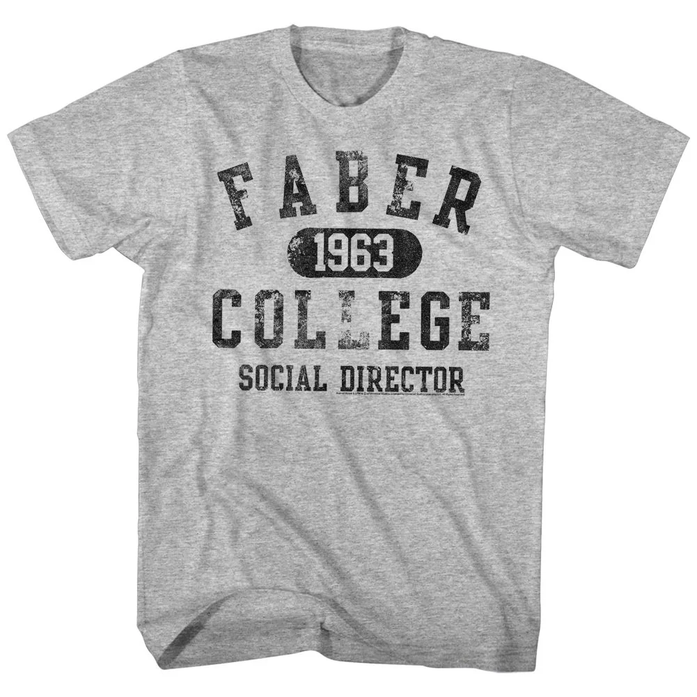 Rockinstone Animal House Movie Socialdirector Heather Gray Adult T-shirt Size:s