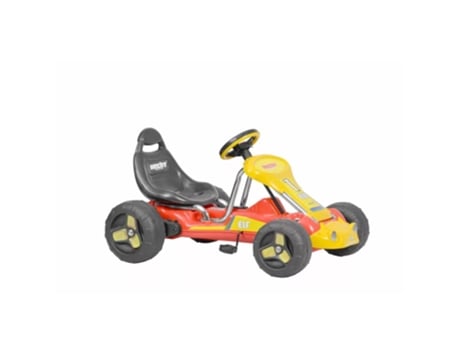 Kart HECHT 59788 de Pedais para Crianças dos 3-6Anos com Rodas de Borracha Carga Máxima 30Kg 94 X 63 X 51 Cm