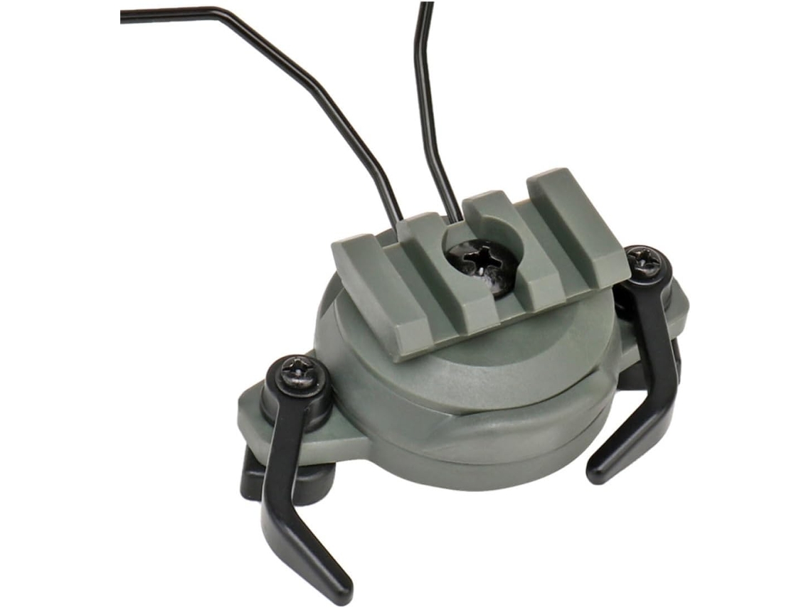 Acessório Para Capacete Kichvoe Trilho Giratório De Outdoor 19-21mm, Compatível Com Liga De Alumínio E Nylon, Verde
