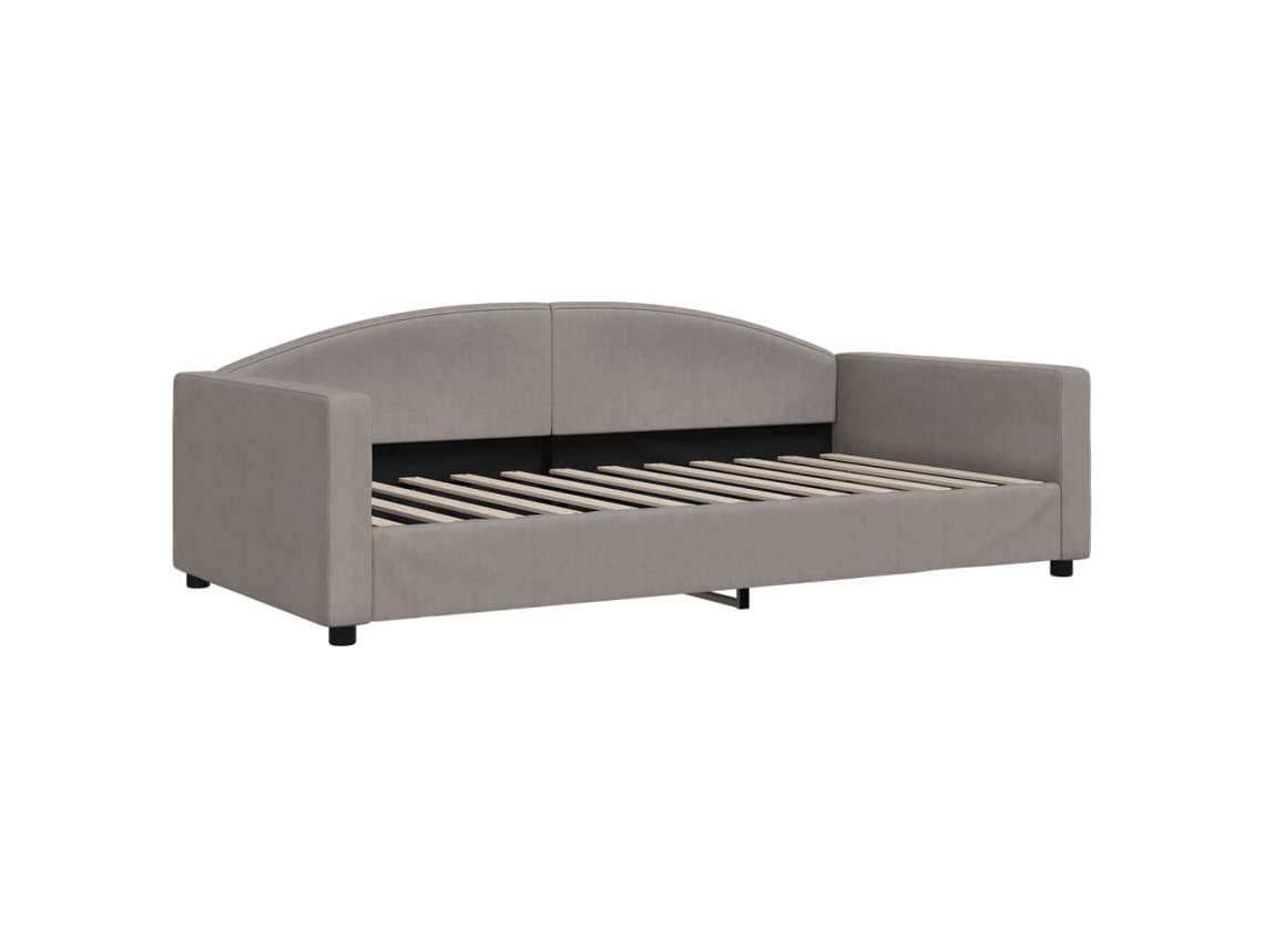 Day Bed, Day Beds Vidaxl Cinzento-acastanhado Tecido (100 X 200 Cm)