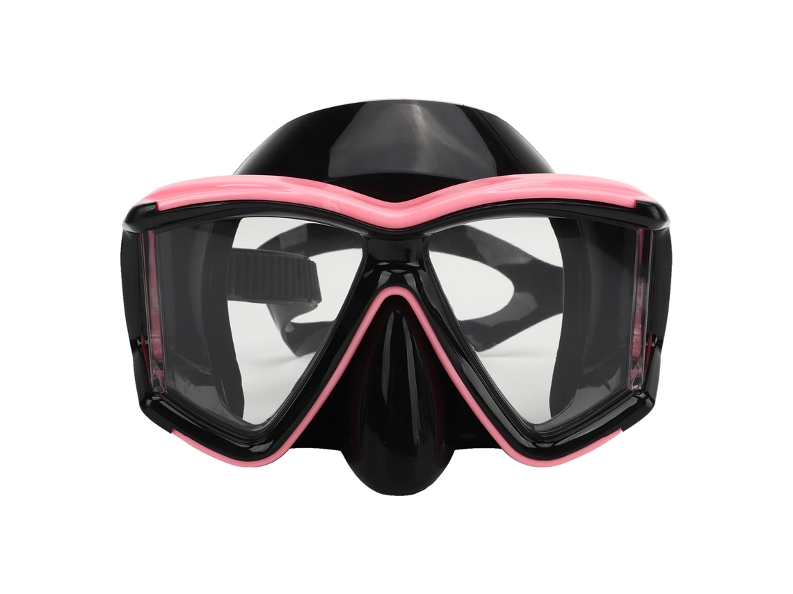 Óculos De Mergulho Snorkel Impermeáveis Anti-neblina Uv Proteção Vidro Temperado Adultos Feminino Masculino Rosa