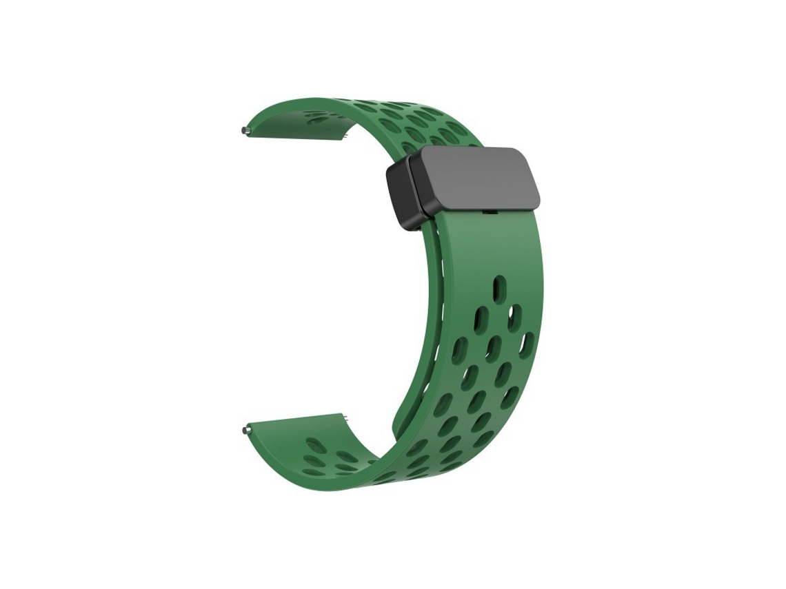 Pulseira Magnética De Silicone Com Furos Para Gt6, Compatível Com Huawei Gt5, Samsung Watch6, Xiaomi S4, Redmi, Mi Band