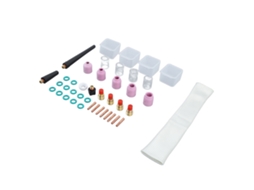 Kit De Lentes De Gás Tig Com 38 Peças, Acessórios Para Soplete De Plasma E Soldadura Tig Wp9 20 25