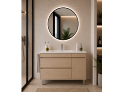 Móvel De Casa De Banho Com Lavatório Origenbath Caprera Sem Espelho 100x40 Cm Estepa