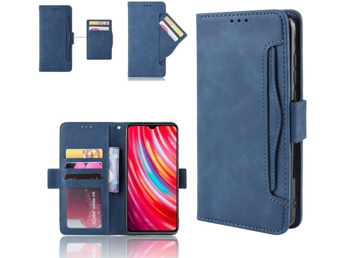 Capa ZTE Blade V30 HFS HOUSE Couro Pu (Azul)