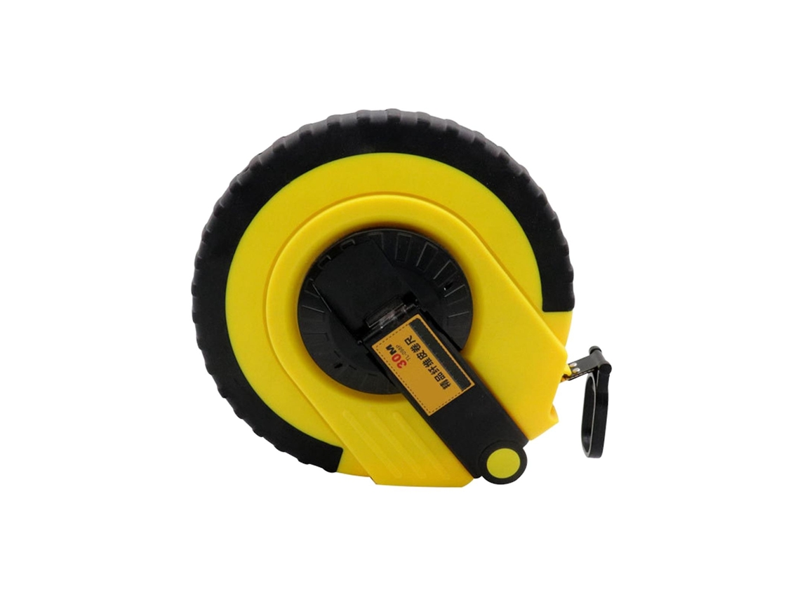 Fita Métrica Circular Disco Redondo Régua De Aço Concha De Plástico Escala Precisa 50 Metros Aquaforge