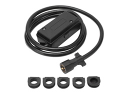 Cabo de Reboque 7 Vias 8 Pés com Conector e Caixa de Junção Haste de Fiação 7 Pinos | S/MARCA