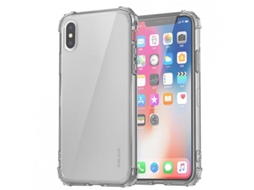 iPhone Xs Max Capa de Proteção Evelatus Antichoque Transparente/Preto
