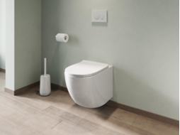 Sanita VENTE-UNIQUE.PT Conjunto Sanitário Flutuante Branco Brilhante Javoine com Suporte e Placa de Descarga